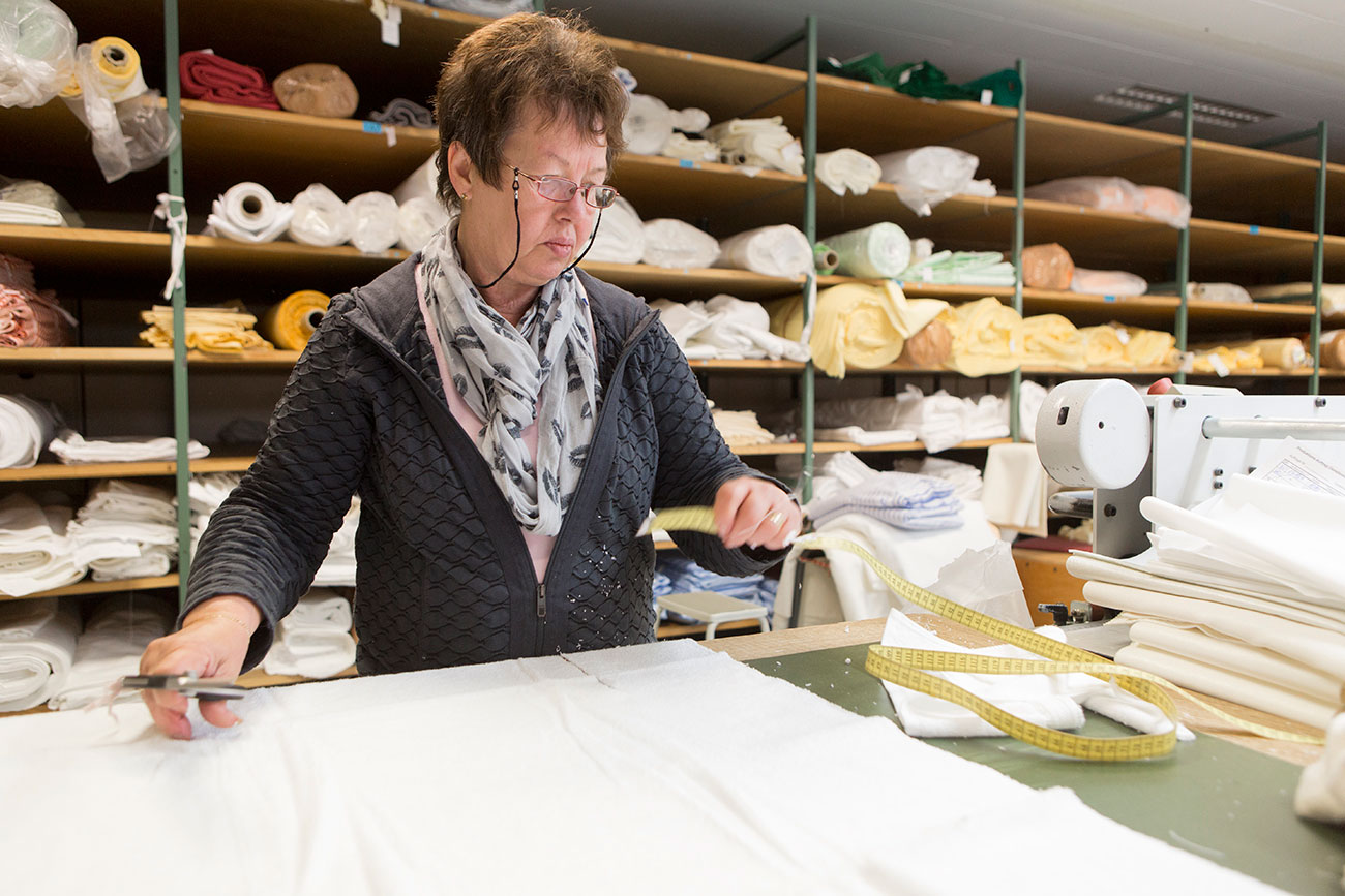 Ausmessen der Zuschnitte