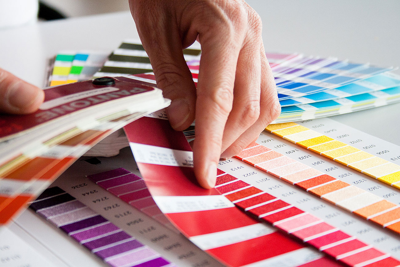 Auswahl des Stickgarns