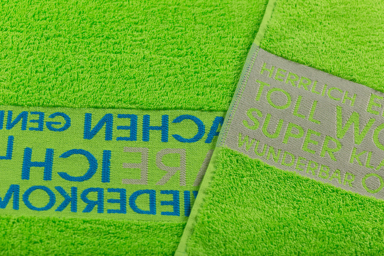 Bordüren Vorder- und Rückseite