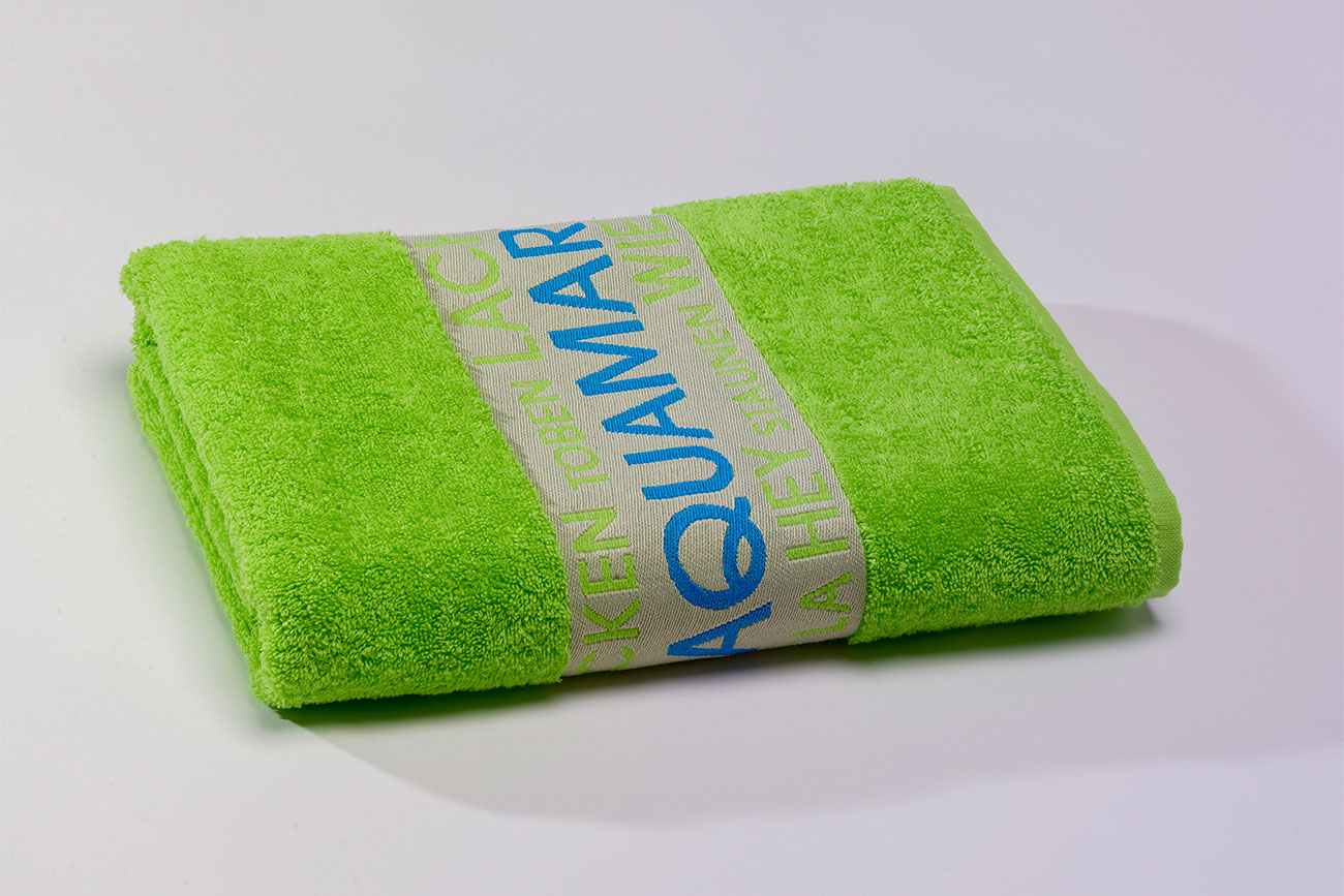 Duschtuch Bandeo Promotion gefaltet